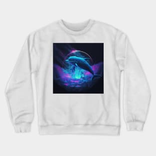 Galaxy Dolphin Crewneck Sweatshirt